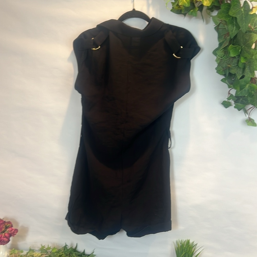 Zara Black Short Jumpsuit - Picture 8 of 9